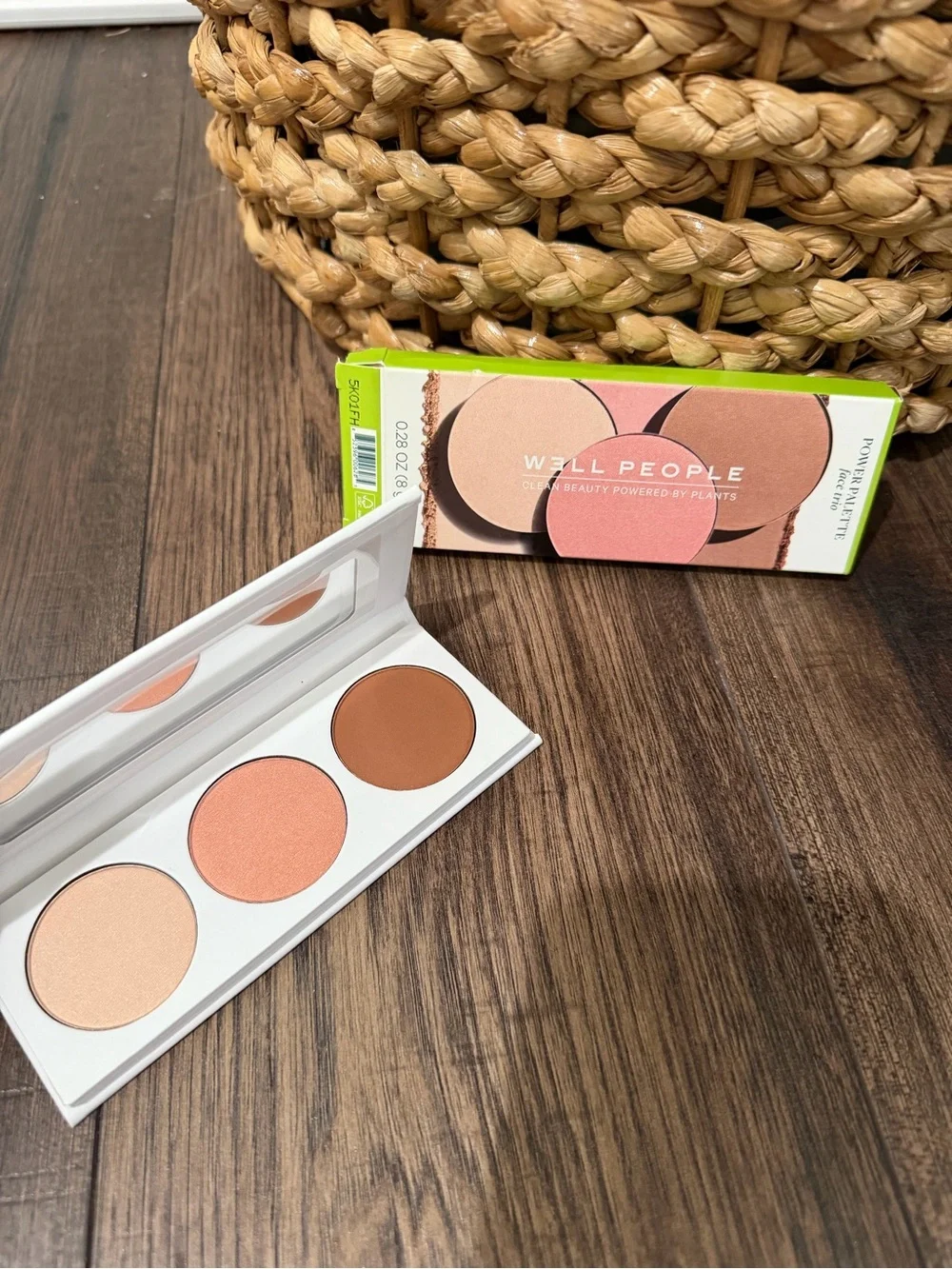Well People Power Palette Powder Face Trio - Empowerment 0.28oz: Vegan. New
